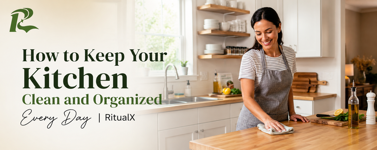 How to Keep Your Kitchen Clean and Organized Every Day 
