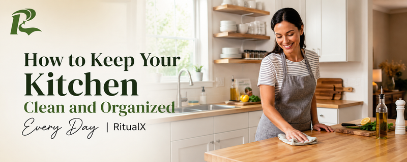 How to Keep Your Kitchen Clean and Organized Every Day 