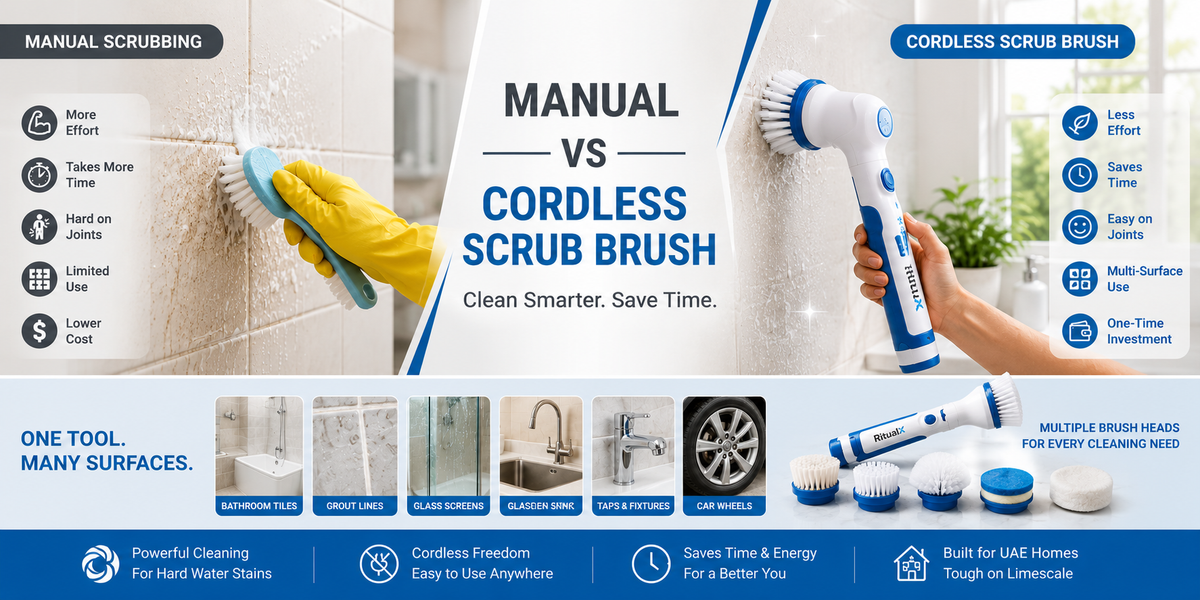 Cordless Scrub Brush vs Manual Scrubbing: Is It Worth It?