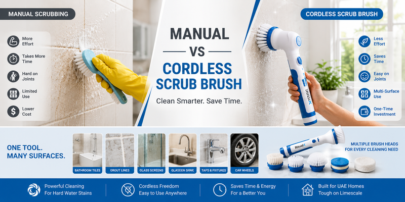 Cordless Scrub Brush vs Manual Scrubbing: Is It Worth It?