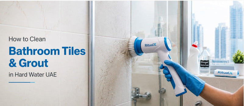 How to Clean Bathroom Tiles & Grout in Hard Water UAE