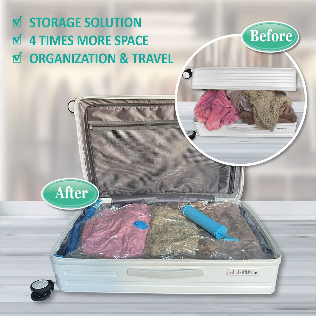 12PCS Vacuum Storage Bags Set – Jumbo Compression  space