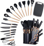 19-Piece Vegetable Slicer & Kitchen Utensil Set with Cutting Board