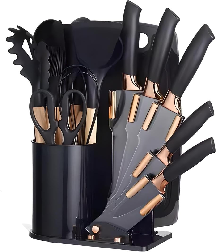 19-Piece Vegetable Slicer & Kitchen Utensil Set with Cutting Board 2