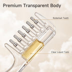 Wide-Tooth Liquid-Dispensing Comb for Hair Oil, Serum,Massage