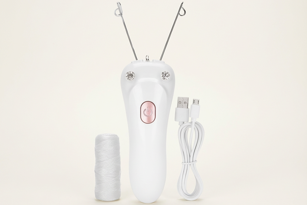 Butterfly Design Electric Threading Epilator Facial Hair Remover Machine