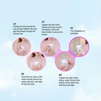 Butterfly Design Electric Threading Epilator Facial Hair Remover Machine detail 1