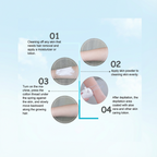 Butterfly Design Electric Threading Epilator Facial Hair Remover Machine detail 2