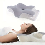 Butterfly Memory Foam Cervical Pillow | Neck Support