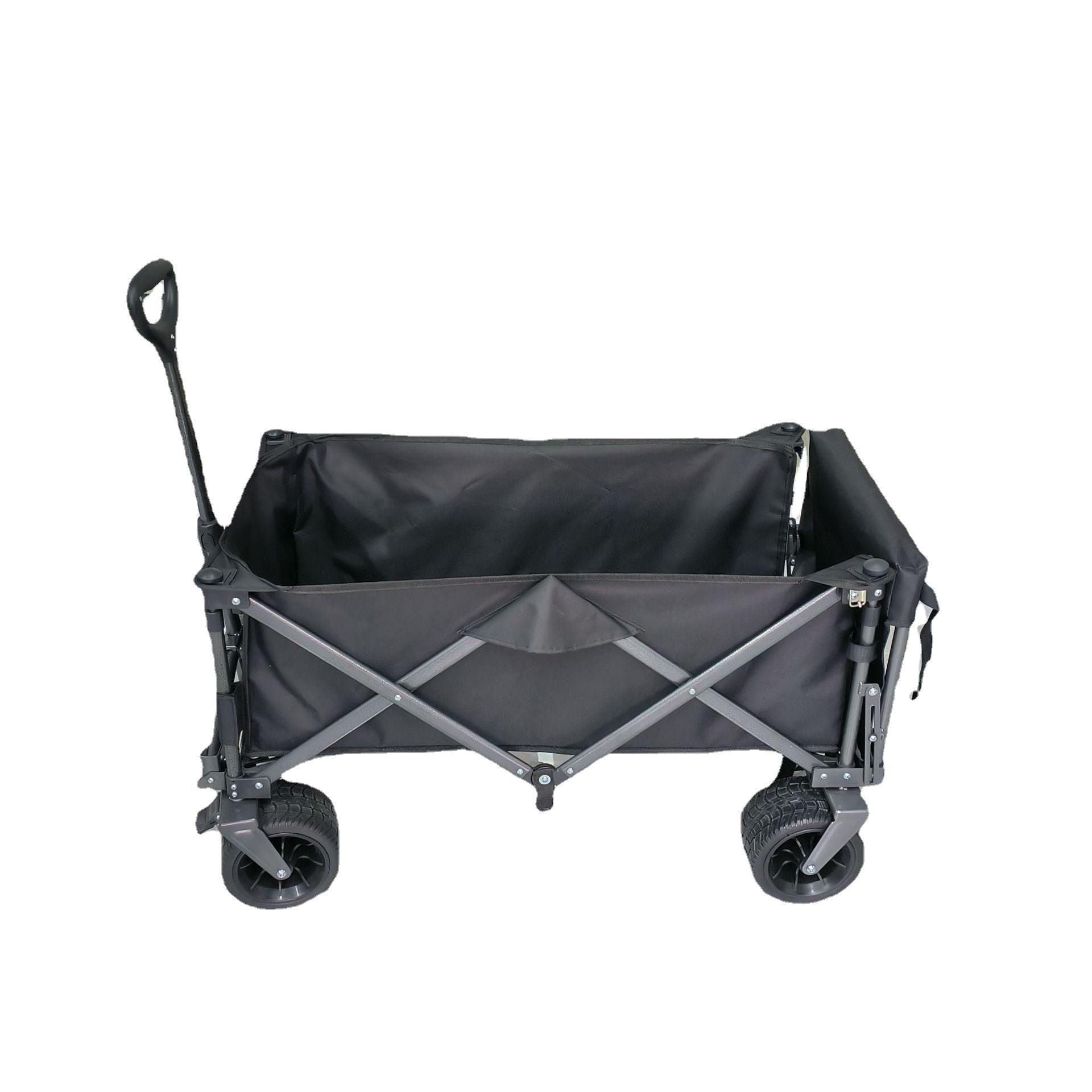 Collapsible Wagon Cart - 380LBS Folding Beach Utility empty