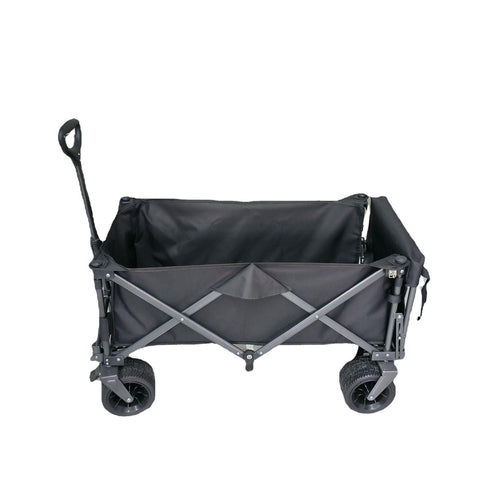 Collapsible Wagon Cart - 380LBS Folding Beach Utility empty