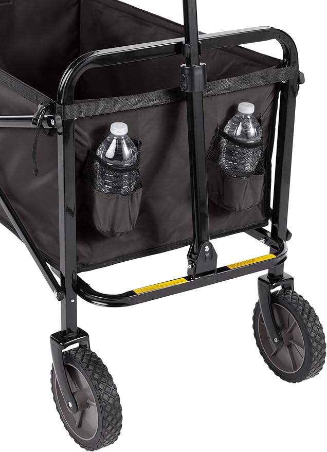 Collapsible Wagon Cart - 380LBS Folding Beach Utility front